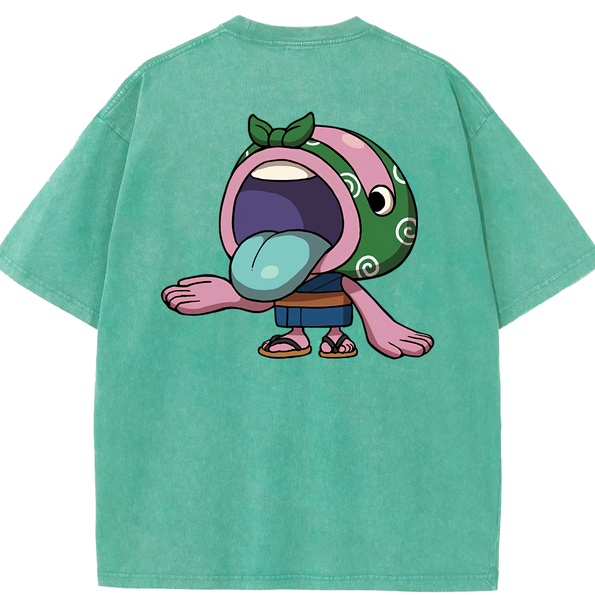 （画像用） 妖怪ウォッチ Yo-kai Watch 綿100% ヴィンテージ風 半袖Tシャツ（背面プリント）